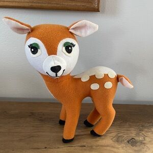 Vintage 1975 Stuffed Bambi Deer Animal Toy. Cuddly Toy Collectible. Dream Pets